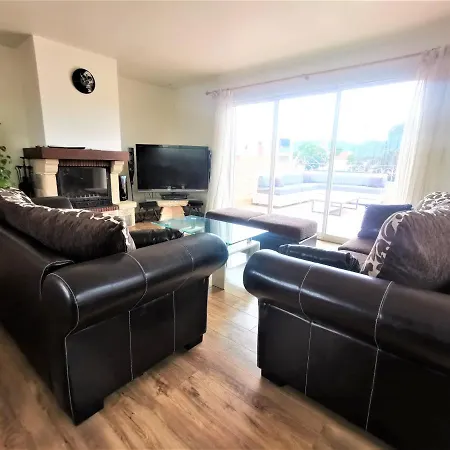 Villa Beautiful Air-conditioned With All Mod Cons With Private Pool, Waterfall And Garden Elne